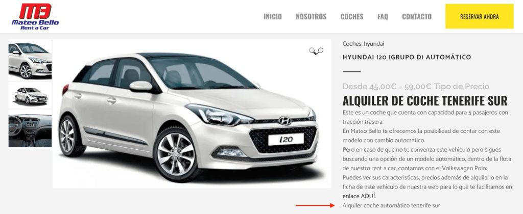 Rent a Car Mateo Bello
